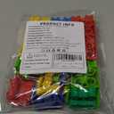 Wooden Train Track Accessories, 30 Pcs Colorful Dog Bone Track Connectors, Compatible with All Train Track, Christmas Birthday Gift for Boys Girls, Track Toys Expansion Pack for Kids Ages 3+