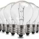 Seentech 8 Pack 120V 20W G30 Globe E12 Incandescent Candelabra Base Clear Light Bulbs, Long-Lasting Incandescent Replacement Bulbs Perfect for Middle Wax Warmer