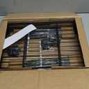 IZEUK 3 Tier Shelf, Heavy Duty Steel Wire Shelving Unit for Home, Kitchen, Laundry Room Organization, Office Storage Rack (17.7" W x 11.8" D x 26.3" H, 450LBS, Grey)