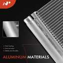 A-Premium Air Conditioning A/C Condenser Compatible with Buick Encore 2015-2022 & Chevrolet Trax 2015-2021, L4 1.4L