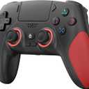 RGB Light Wireless Controller With Back Buttons, Gaming Controller with Hall Effect Joysticks & Triggers Support Programmable, Reamp, Turbo Functions, Dual Vibration, 3.5MM Audio Jack(Black)