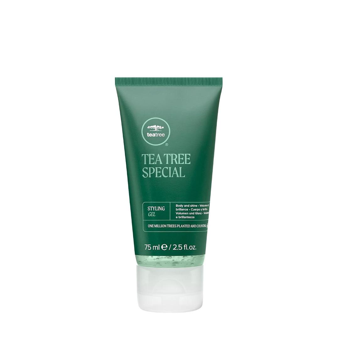 2 x Tea Tree Styling Gel, Medium Hold, High-Shine Finish, For All Hair Types