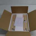 IBUYKE 2-Tier Side Table, Solid Wood Tall End Table with Storage Shelves, Nightstand Bedside Table for Living Room Bedroom Office, No-Tool Assembly, White UWST002W (11.42" x 15.35" x 20.86", White)