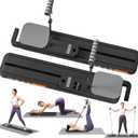 Pilates Reformer Board with Resistance Bands  Portable Pilates Machine, Full Body Workout for Home, Core Strengthener, Glute & Leg Toning, Dual Use, LED Timer & Calorie Display