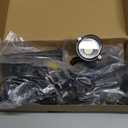 12W Landscape Lighting, IP66 Waterproof Spotlight with 6.6Ft Cable + Plug+ Switch, 3000K LED Landscape Lights for Yard Garden Tree House Halloween Christmas, 1400LM Landscape Warm White Light, 4 Pack