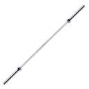 Fitvids Olympic Bar for Weightlifting and Power Lifting Barbell, 700-Pound Capacity (7 Feet, Silver)
