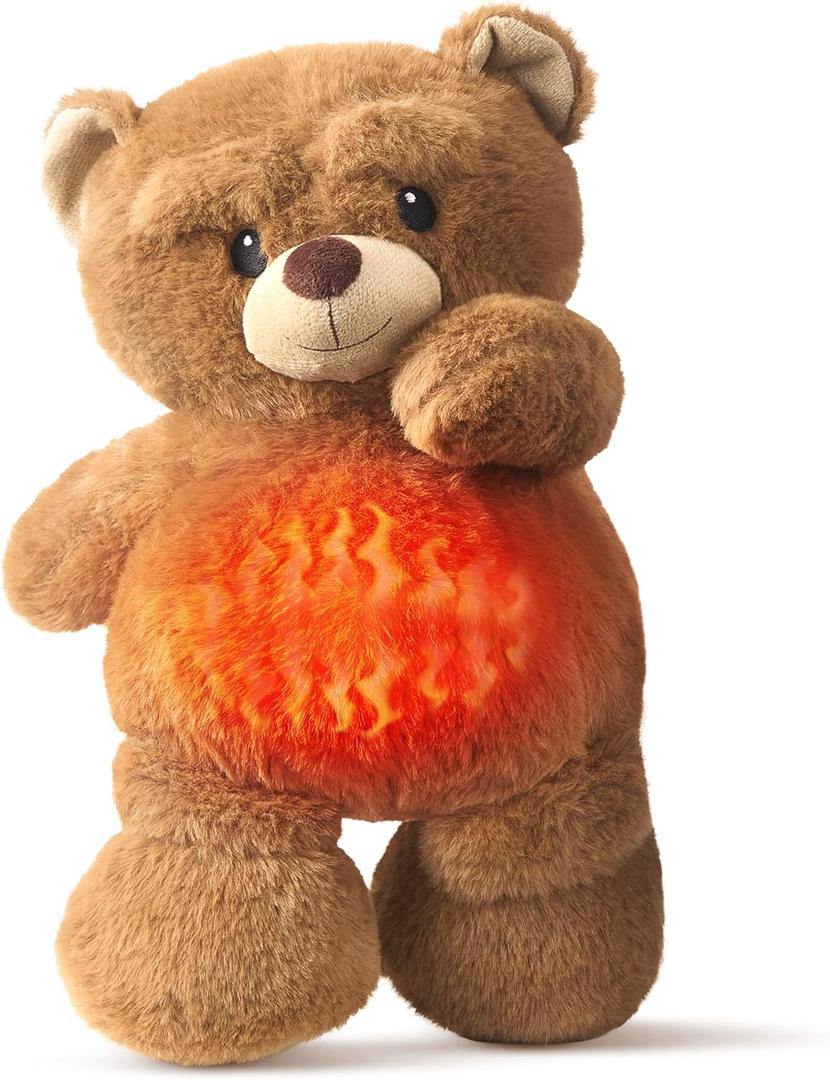 Dreamegg Microwavable Stuffed Animal, 1.43 Lbs Teddy Bear, Washable Cover, Cute Heatable Plushies, Gifts for Women Girls Adults and Kids
