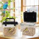 Lolytama Bird Seed Storage Container,Airtight Bird Food Container-5.2L,Birds Seed Containers with Scoop,Pet Food Storage Containers for Wild Birds Seeds Dispenser Storing Sunflower Seeds