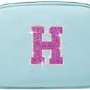 6 7 8 9 10 11 12 Year Old Girl Gifts Personalized Birthday Gifts for Her Sister Daughter Initial Crossbody Bag Fanny Pack Purse for Teen Girl Gifts Trendy Stuff Preppy Stuff (Icing Blue-H), Pack Of 2