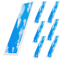 6Pack 1 * 4FT 4800LM LED Flat Panel Light,0-10V Dimmable Flat Blue Sky & Clouds 50W White 6000K,120V Slim Ultra-Thin Mount Ceiling Light Fixture for Kitchen Bedroom Living Room Office