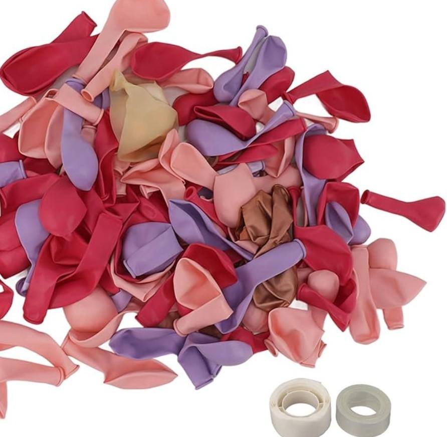 Set Of Pink Party Balloons