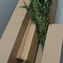 CQURE 42" Large Fake Fern Artificial Ferns for Outdoors,48 Fronds Set of 2 Realistic Artificial Boston Ferns Bush Plant for Indoor Outdoor Garden Porch Decor