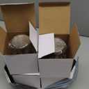 4PCS Stainless Steel Ice Cream Bowl, Reusable Salad Cup Dessert Bowl, Silver Metal Pudding Cups Salad Dessert Holder Snack Fruit Candy Container for DIY Ice Cream Parfait Banana Pudding (4.21 X 2.76IN)