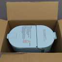 Mini Single Serve Coffee Maker for K Cup and Ground Coffee, Fast Brew One Cup Coffee Machine with Descaling Reminder and Water Window, 6 to 12 oz. Brew Sizes, Light Blue (9.45 Inches)