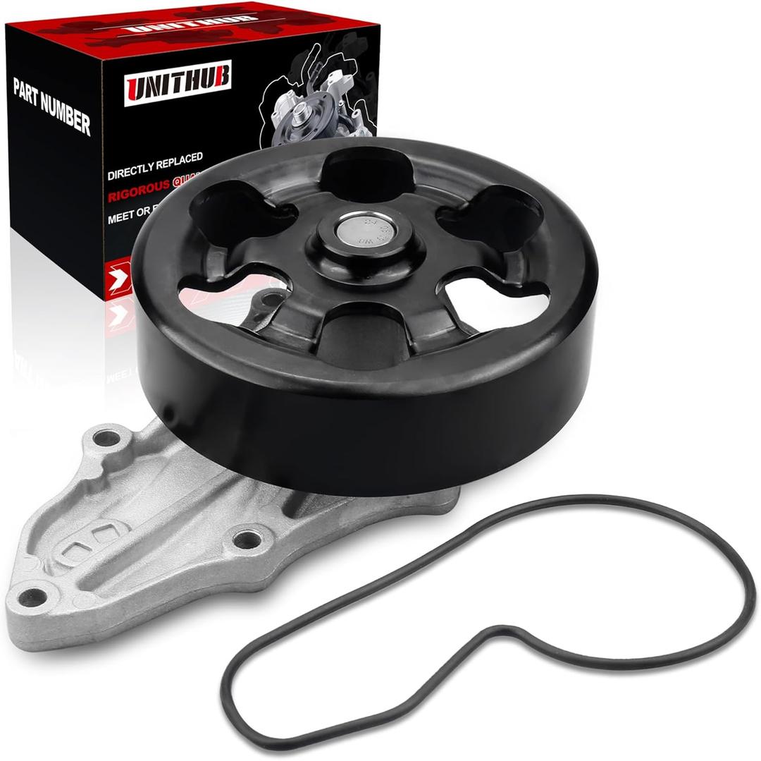 Engine Water Pump Automotive w/Gasket 19200PNA003 252864 Compatible for Honda Civic CRV Compatible for Acura RSX 2.0L 2.4L K24A1 K20A3 2002-2006