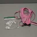 BOOMIBOO Dog Harness with Leash Set, No Pull Adjustable Reflective Step-in Puppy Pet Vest Harnesses for Small Medium Large Dogs and Cats (Pink, Small)