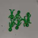 Bendable Rubber Green Aliens (3.75") Action Figures Bendable UFO Aliens Limbs Sensory Stress Relief Fidget Toys. Great Party Favor Trick or Treat Supplies (6 Aliens)