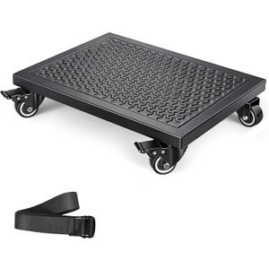 KEDSUM Heavy Duty Furniture Dolly 1000lbs Capacity4 Wheel Furniture Movers with Brakes16" x 12" Strong Steel Platform for Sofa, Safe, Appliances Moving (1 Pack)