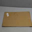 14'' x 8'' [Duct Opening] Flat Stamped Steel Return Air Grille by - Sidewall and Ceiling - HVAC Premium Vent Duct Cover - White [Overall Dimensions: 15.75''w X 9.75''h]