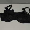 Vertvie Minimizer Bras for Women Full Coverage Underwire Supportive Bra Plus Size Lift Unlined Lace Bralette for Large Bust (40DD, Black)