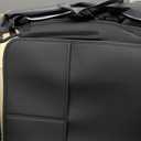 Car Seat Cover Custom Fit for Ford F150 2009-2024 Faux Leather Seat Cover Set Compatible with Crew Quad Regular Cab Pickup Truck Cushions (Black & Grey, Front Seat)