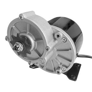 24 Volt 350 Watt MY1016Z3 Gear Reduction Electric Motor with 9 Tooth Sprocket for E Scooter