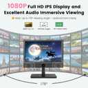 othoig 12.5 Inch Small Smart TV with Built-in Apps, Full HD 1080P Mini Flat Screen TV, WiFi & Bluetooth, ATSC Digital Tuner, USB/HDMI/AV Inputs,12V Car Charger Small TV for Kitchen,Bedroom,RV,Office