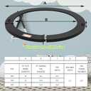 Trampoline Pad, 10FT 12FT 14FT Trampoline Replacement Safety Pad, Universal Trampoline Pads, Spring Cover, Waterproof, Tear Resistant, Round Arch Trampoline Parts for Kids
