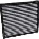 K&N Cabin Air Filter: Premium, Washable, Clean Airflow to your Cabin Air Filter Replacement: Designed for Select 2003-2015 CADILLAC (CTS-V, CTS, STS, SRX, STS-V), VF2043