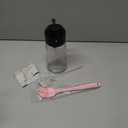 2-in-1 Yellow 16oz/470ml - Olive Oil Sprayer for Cooking, Salad and BBQ, Leakproof Oil Dispenser for Frying, Glass OliveOil Multifunctional Sprayer/Dispenser Bottle for Cooking, Oil Mister Bottle