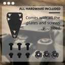 Cross Platform Adapter for Blackhawk to Safariland Holster and QLS, Molle Conversion Kit for Thigh and Drop Leg Holsters, Black