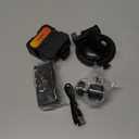 Suction Cup Mirror Phone Holder with Rechargeable Light, Versatile Wall Phone Mount for Content Creator, Mirror Tripod for Car Bathroom All Smooth Surface