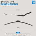 Front Windshield Wiper Arm With Blade Compatible with Ram
2011-2015 Ram 1500/2500/3500 2012-2015 Ram 4500/5500 42765 42764 55277449AA