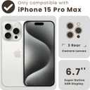 Sansunto Case for iPhone 15 Pro Max, Full Body Protection Ultra Impact [Compatible with Magsafe] Shockproof Slim Fit Protective Phone Case for Women & Men (Art Stone, for iPhone 15 Pro Max)