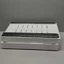 Expandable Cabinet Organizer - Quiet Sliding Pull Out Shelves 12.6"-20.5" for Kitchen (White)