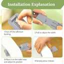 7 x Toilet Seat Handle Lifter  No Touch Toilet Lid Lifter Clip, Easy-Lift Toilet Seat Opener, Hygienic Plastic Toilet Tab for Bathroom, Kids, Adults  2-Pack White