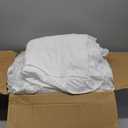 Lush Decor - Comforter Set, Soft Ruffled Bedding with Matching Sham, Cozy Essentials, Elegant Bedroom Decor (Reyna White, Twin XL)