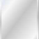 Rectangle Bevelled Frameless Mirror - Wall Mirror 24 x 36, Shatterproof Modern Bathroom Mirror for Gym, Bathroom Vanity, Entryways with Bevelled Edge, Horizontally or Vertically