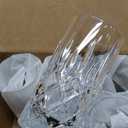 13.5 Oz Unbreakable Tritan Drinking Glasses Shatterproof Acrylic Glasses Drinkware BPA Free Hard Plastic Cups Reusable Kitchen Water Glasses Drinking Set of 6 (Clear)