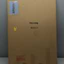 SOFE Large Fabric Bulletin Board with Ribbon, 35  24 Inches Pinboards for Wall, Wood Framed Photo Display Board, Farmhouse Memo Board, Unique Decorative Hanging Memo Board (White)