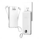 Portable Charger with Built in Cables,TESSAN 10000mAh Power Bank Fast Charging with Foldable Wall Plug Charger, PD20W Compact Battery Pack Travel Essentials for iPhone 17/16/15 Series,Samsung,Tablets