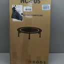 ZCMHAXJ Foldable Mini Trampoline, 40" Rebounder Trampoline for Adults & Kids, 440lbs Capacity Indoor Fitness Workout Exercise Equipment