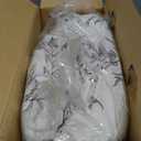 Bedsure Full Comforter Set - Bright White Bed Set, 3 Pieces Cute Floral Bedding, 1 Soft Reversible Botanical Flowers Comforter and 2 Pillow Shams
