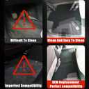 FZJDSD Black 3Pcs Front & Rear Floor Mats Carpet Velour Replacement Compatible with Toyota Corolla 2014 2015 2016 2017 2018 2019