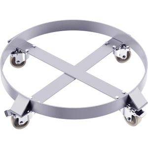 55 Gallon Steel Drum Dolly,Heavy Duty 1000lbs Load Capacity, Barrel Dolly Cart Drum Caddy for 55 Gallon Drum,Hand Truck Dollies with Steel Frame 4 Swivel Casters Wheel, for Warehouse Drum