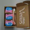 Gillette Venus ComfortGlide White Tea Women's Razor, Handle + 4 Blade Refills