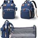 Baby Diaper Bags with Changing Station (Blue)