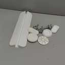 51'' Extra Tall Cat Gate for Doorways 30-40.9'' Wide, Climb Proof Pet Dog Gates for Kitten Dogs, Pressure Mounted No Drilling Cats Fence Barrier White