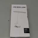 deaunbr Clip on Light, Reading Lights for Books in Bed, Eye Caring 66 LEDs Book Lights, 4 Brightness & Multiple Color Temperatures LED Desk Lamp Rechargeable Night Lamps for Home, Office and Dorm