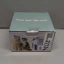 Cat Water Fountain Stainless Steel, 102oz/3L Automatic Pet Water Fountain for Cats & Small Dogs,Ultra-Quiet Pump with White led Light, Water Level Window